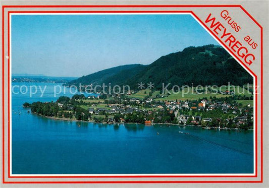 73815878 Weyregg Attersee Fliegeraufnahme