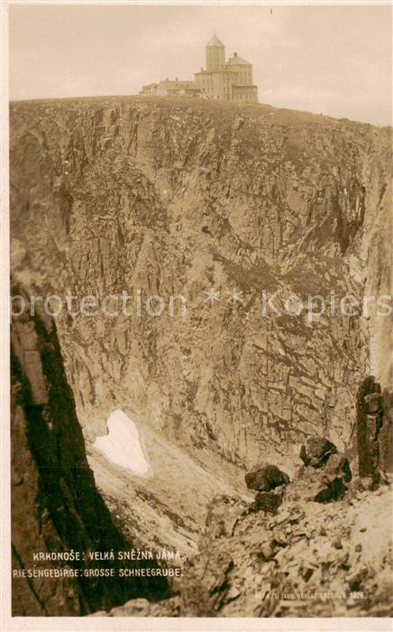 73817350 Riesengebirge Krkonose Karkonosze Grosse Schneegrube