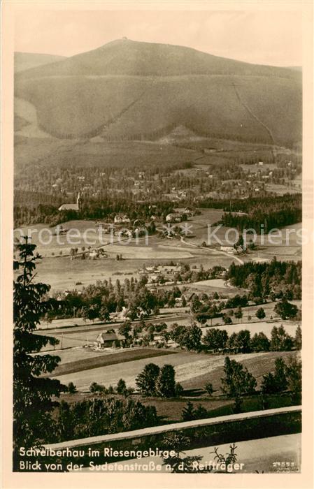 73817630 Schreiberhau Szklarska Poreba Riesengebirge PL Blick von der Sudetenstr