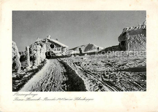 73817672 Riesengebirge Krkonose Karkonosze Prinz Heinrich Baude mit Schneekoppe