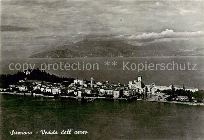 73817695 Sirmione Lago di Garda Veduta dall'aereo