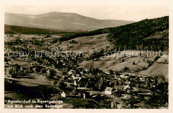 73817978 Agnetendorf  Jagniatkow Jelenia Gora Riesengebirge PL mit Blick zum Rei