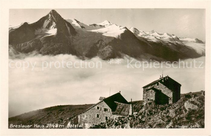 73818013 Breslauerhuette 2840m Tirol AT Fliegeraufnahme