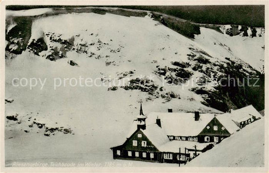 73818262 Riesengebirge Krkonose Karkonosze Teichbaude im Winter