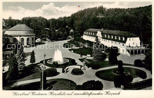 73818281 Bad Kudowa Kudowa-Zdroj Niederschlesien PL Kurplatz mit Kurpark