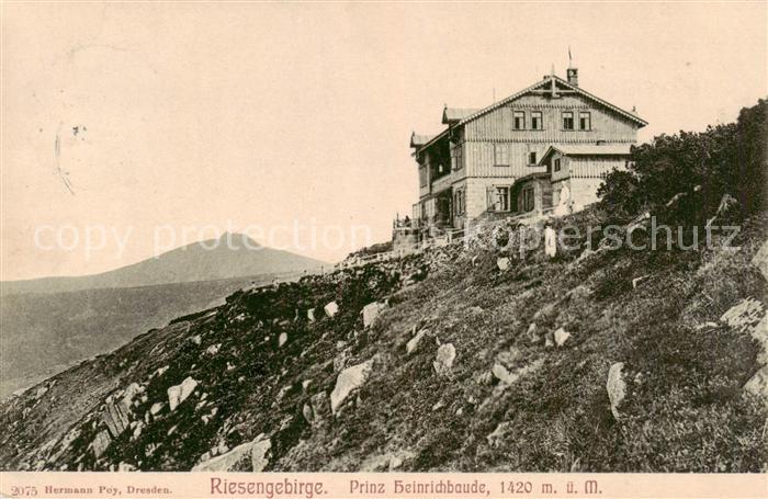 73818294 Riesengebirge Krkonose Karkonosze Prinz Heinrich Baude