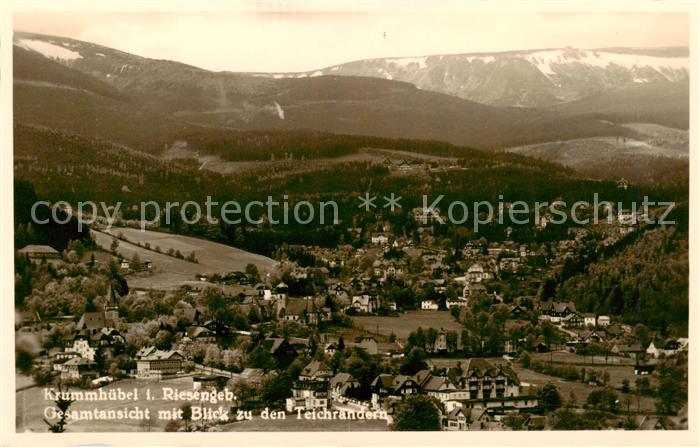 73818357 Krummhuebel Karpacz Riesengebirge PL Panorama mit Blick zu den Teichrae