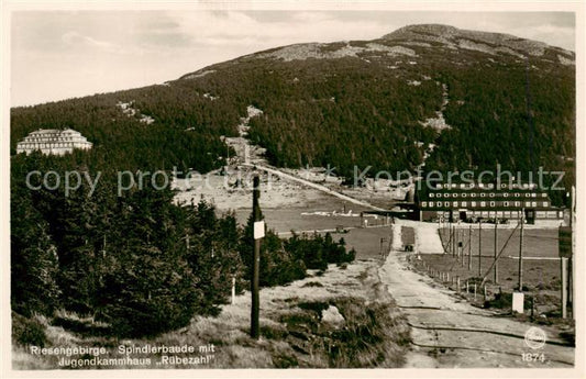 73818360 Riesengebirge Krkonose Karkonosze Spindlerbaude mit Jugendkammhaus Rueb