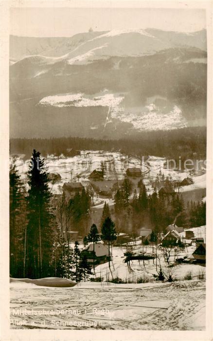 73818423 Mittel-Schreiberhau Szklarska Poreba Riesengebirge PL Blick auf die Sch