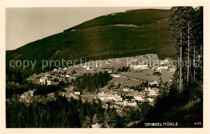 73818450 Spindelmuehle Riesengebirge Spindleruv Mlyn CZ Panorama