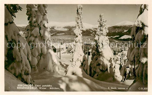 73818451 Riesengebirge Krkonose Karkonosze Winter Maerchen