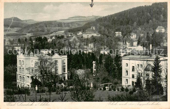 73818471 Bad Landeck Schlesien PL Panorama mit Zeppelinhoehe