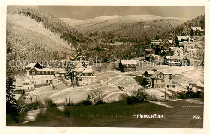 73818949 Spindelmuehle Riesengebirge Spindleruv Mlyn CZ Panorama