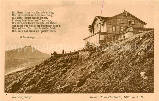 73818973 Riesengebirge Krkonose Karkonosze Prinz Heinrich Baude