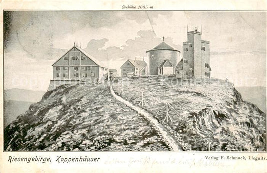 73818983 Riesengebirge Krkonose Karkonosze Koppenhaeuser