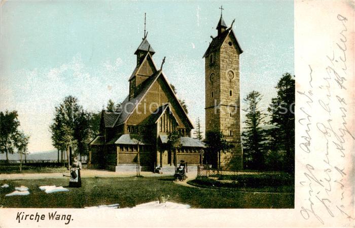 73818635 Brueckenberg Krummhuebel Riesengebirge PL Kirche Wang