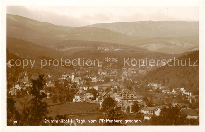 73818650 Krummhuebel Karpacz Riesengebirge PL Blick vom Pfaffenberg