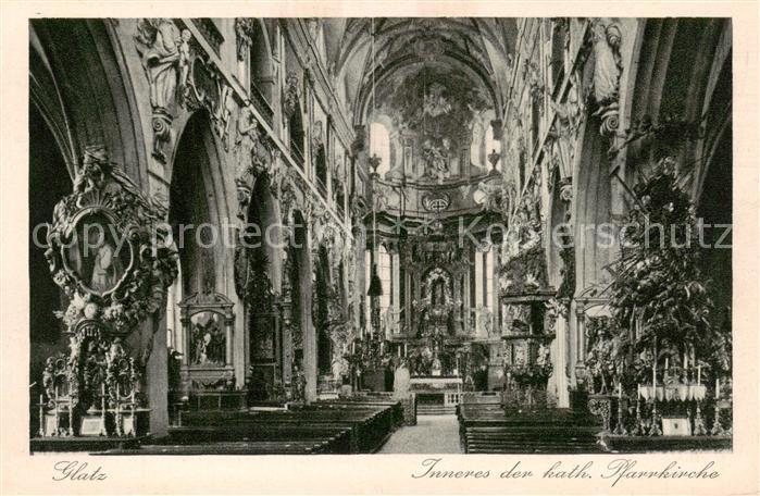 73818660 Glatz Klodzko Niederschlesien PL Inneres der kath Pfarrkirche