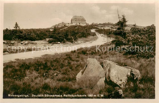 73818710 Riesengebirge Krkonose Karkonosze Deutsch Boehmerhaus Reiftraegerbaude