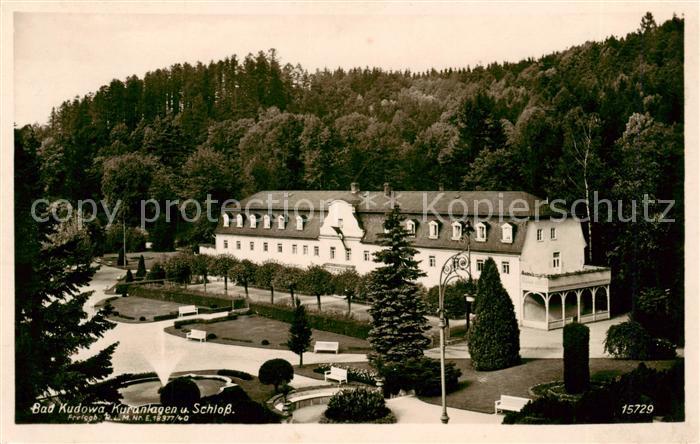 73818796 Bad Kudowa Kudowa-Zdroj Niederschlesien PL Kuranlagen und Schloss