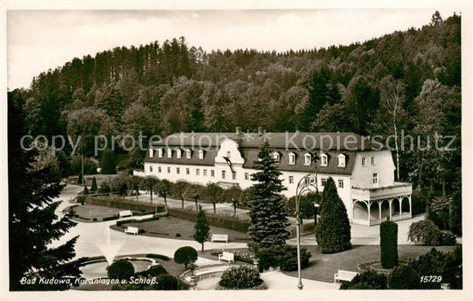 73819518 Bad Kudowa Kudowa-Zdroj Niederschlesien PL Kuranlagen und Schloss