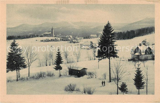 73819778 Mittel-Schreiberhau Szklarska Poreba Riesengebirge PL Winterpanorama