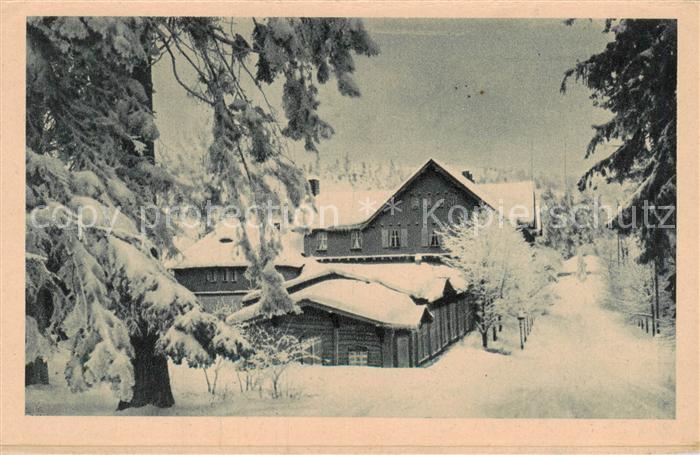 73819780 Schreiberhau Szklarska Poreba Riesengebirge PL Winter an der Josephinen