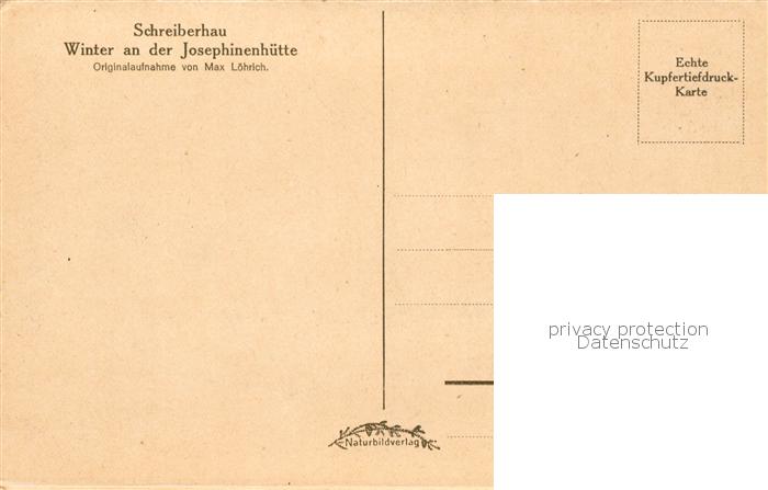 73819780 Schreiberhau Szklarska Poreba Riesengebirge PL Winter an der Josephinen