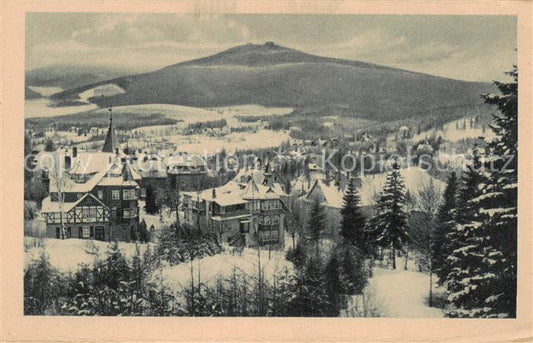 73819781 Ober-Schreiberhau Szklarska Poreba Riesengebirge PL Winterpanorama