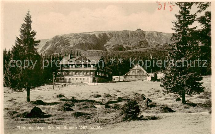 73820189 Riesengebirge Krkonose Karkonosze Schlingelbaude