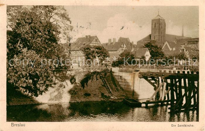 73820193 Breslau Niederschlesien Die Sandkirche