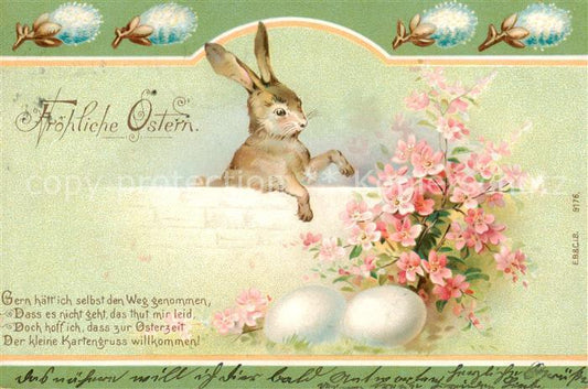 73893775 Ostern Easter Paques Pasqua Hase Litho