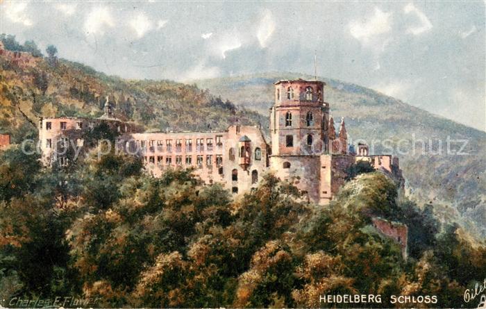 73893805 Verlag Tucks Oilette Serie Nr. 610 Heidelberg Schloss