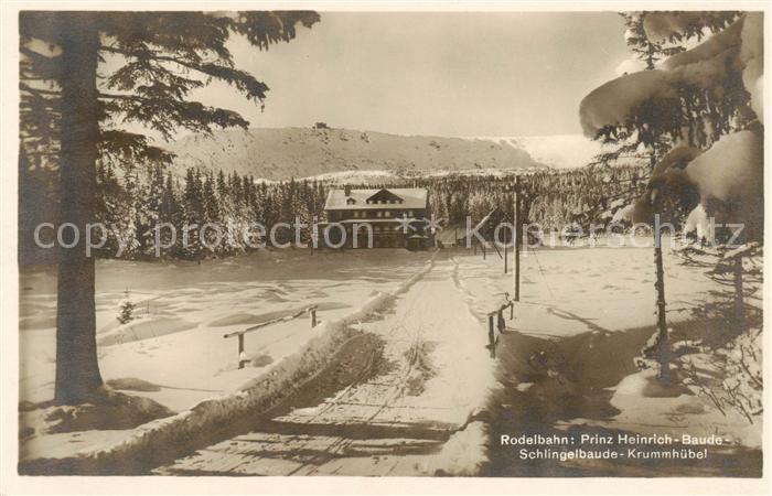 73823014 Krummhuebel Karpacz Riesengebirge PL Rodelbahn Prinz Heinrich Baude Sch