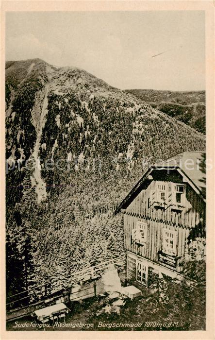 73823476 Riesengebirge Krkonose Karkonosze Bergschmiede im Sudetengau