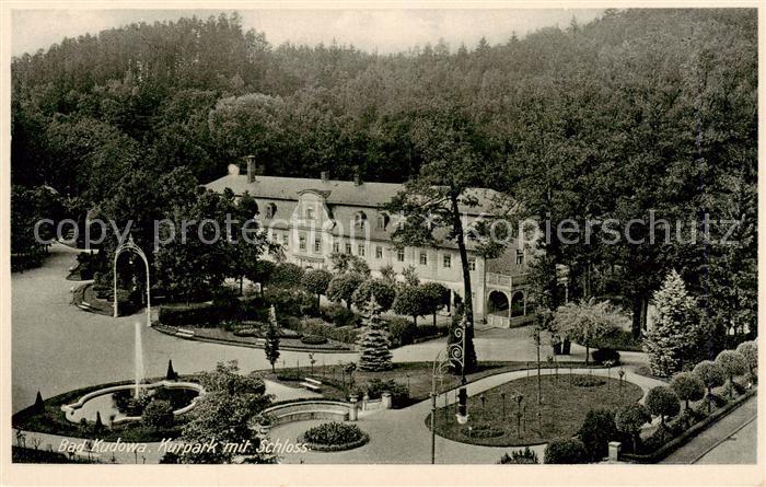 73823719 Bad Kudowa Kudowa-Zdroj Niederschlesien PL Kurpark mit Schloss