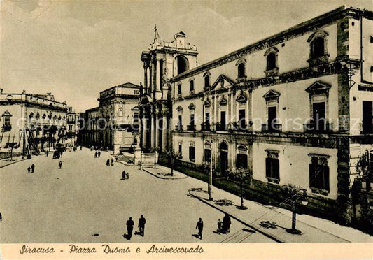 73829039 Siracusa Syrakus Sicilia Piazza Duomo e Arcivescovado