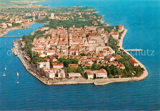 73829146 Zadar Zadra Zara Croatia Fliegeraufnahme