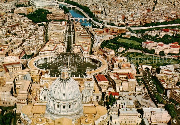 73829484 Vatican Vaticano Vatican-City Fliegeraufnahme mit Petersdom