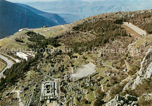 73830030 Delphi Delfi Greece Fliegeraufnahme