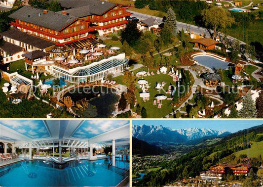 73834771 St Johann Pongau Fliegeraufnahme Hallenbad Panorama