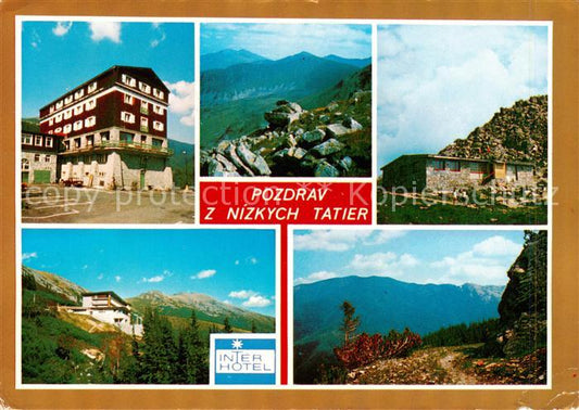 73834780 Nizke Tatry Slovakia Hotel Srdiecko Pohlad na Kotliska Polanu Derese a