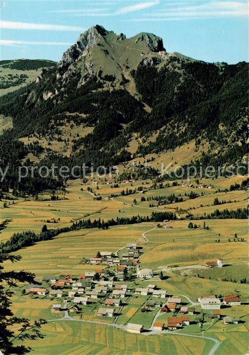 73835775 Graen Tannheimertal Tirol AT Aggenstein Fliegeraufnahme