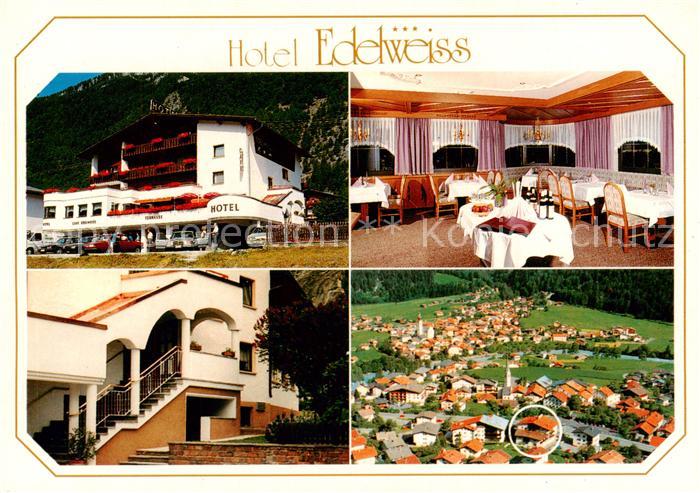 73835823 Pfunds Tirol AT Hotel Edelweiss Gastraum Treppenaufgang Fliegeraufnahme