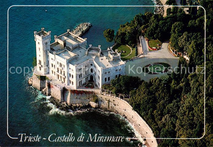 73835980 Trieste Triest IT Castello di Miramare Fliegeraufnahme