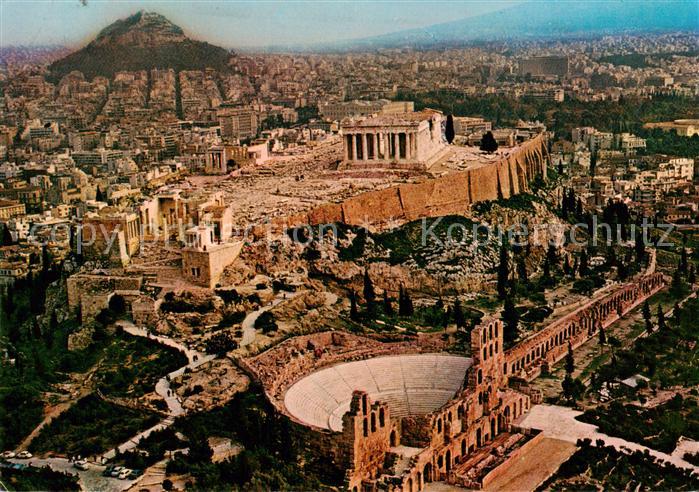 73836299 Athen Greece Akropolis Fliegeraufnahme