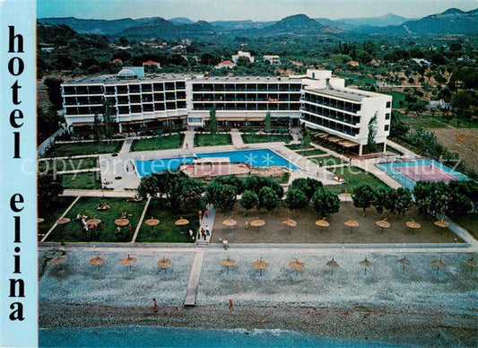 73836301 Rhodos Rhodes aegaeis Hotel Elina Fliegeraufnahme