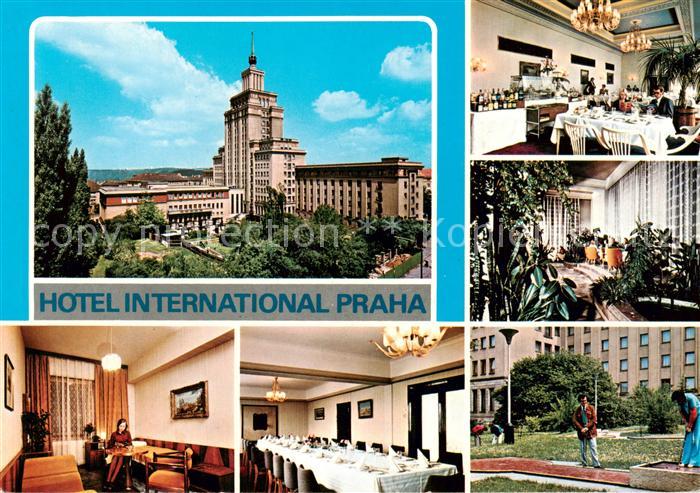 73836669 Praha Prahy Prague Hotel International Gastraeume Zimmer Minigolfanlage