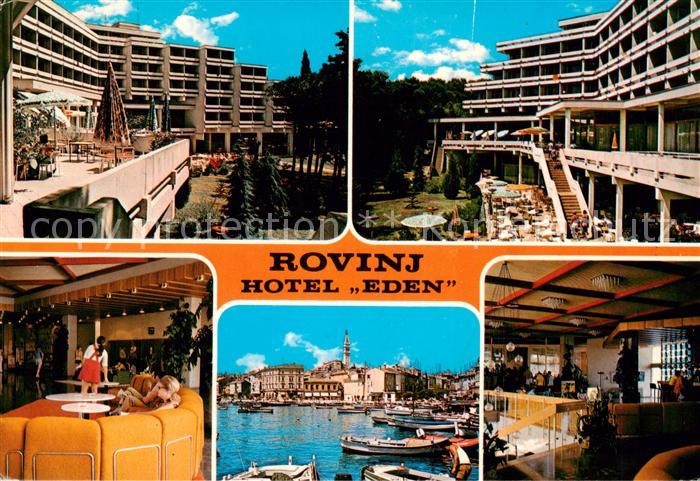 73836690 Rovinj Rovigno Istrien Croatia Hotel Eden Terrasse Foyer Reception Hafe