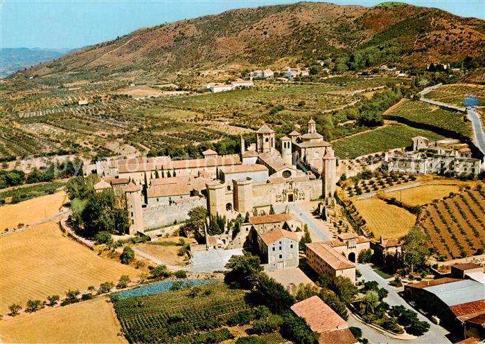 73836996 Poblet Tarragona ES Real Monasterio de Poblet Fliegeraufnahme